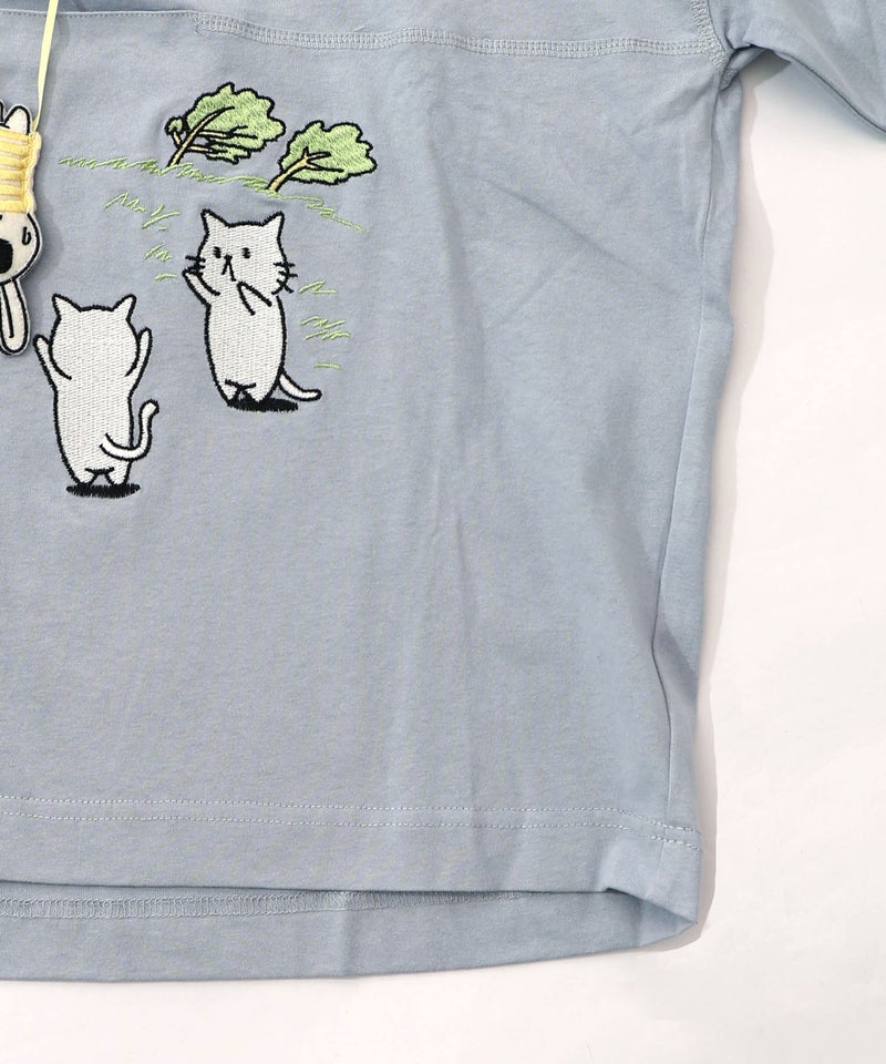 ネコ星へのご招待Tシャツ-16