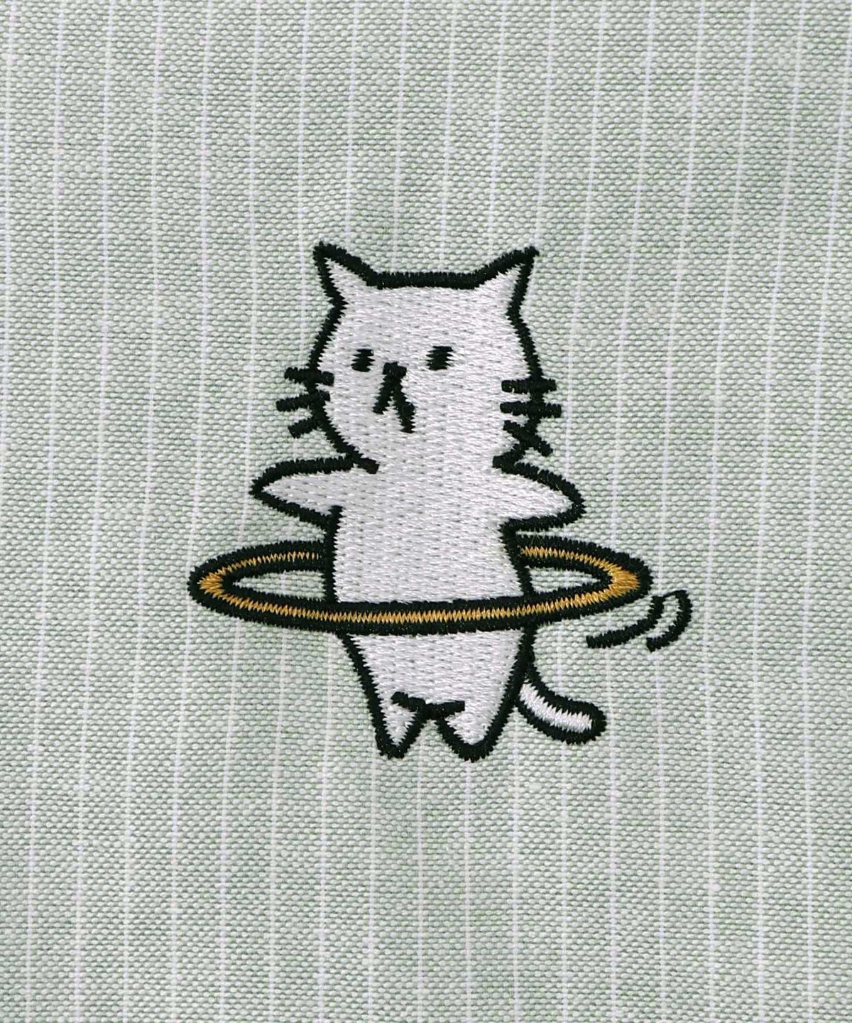 ネコの洗脳×ストライプ柄シャツ-25