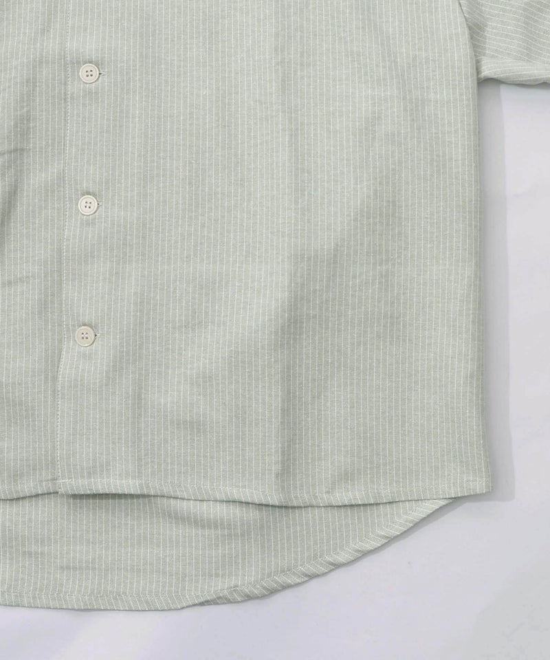 ネコの洗脳×ストライプ柄シャツ-29