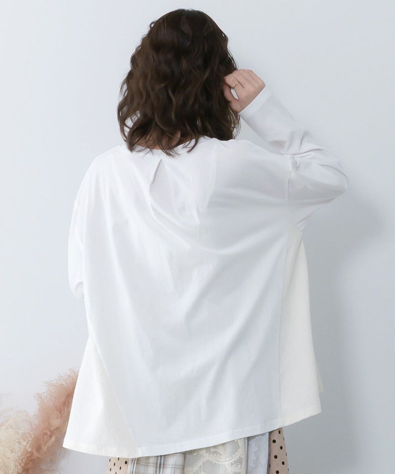 アンティークプリント柄チュニック-5