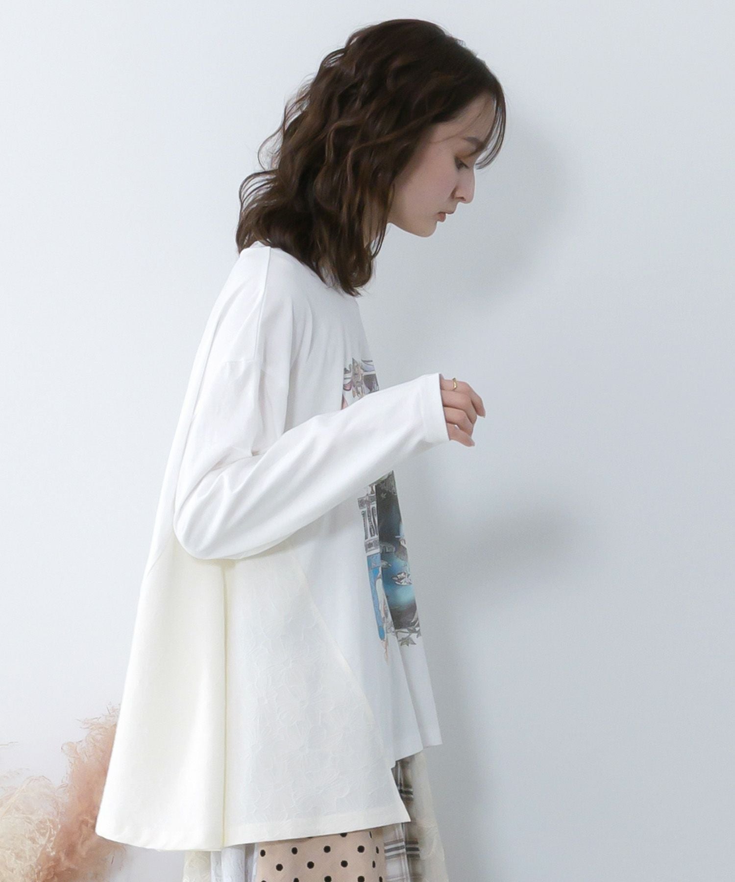 561222：アンティークプリント柄チュニックの通販-ScoLar