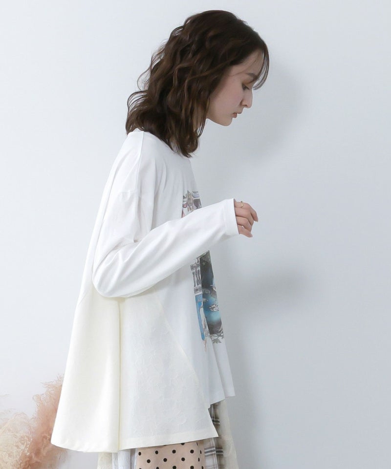 アンティークプリント柄チュニック-6