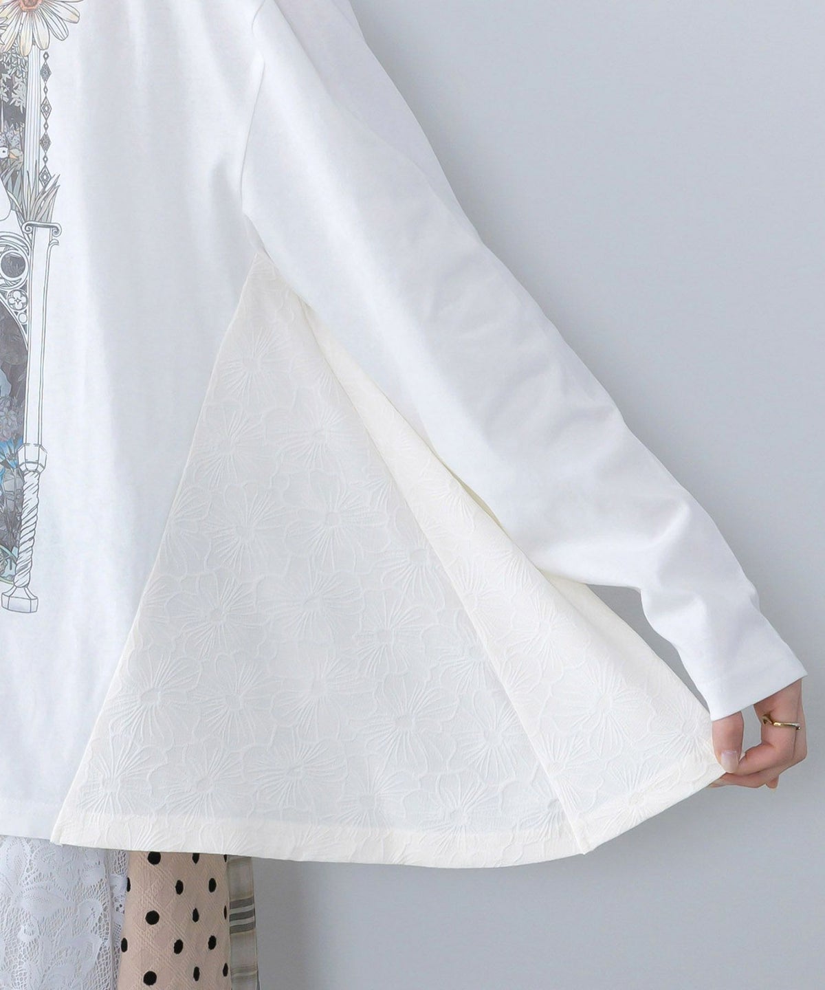 アンティークプリント柄チュニック-9