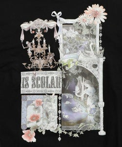 アンティークプリント柄チュニック-q15