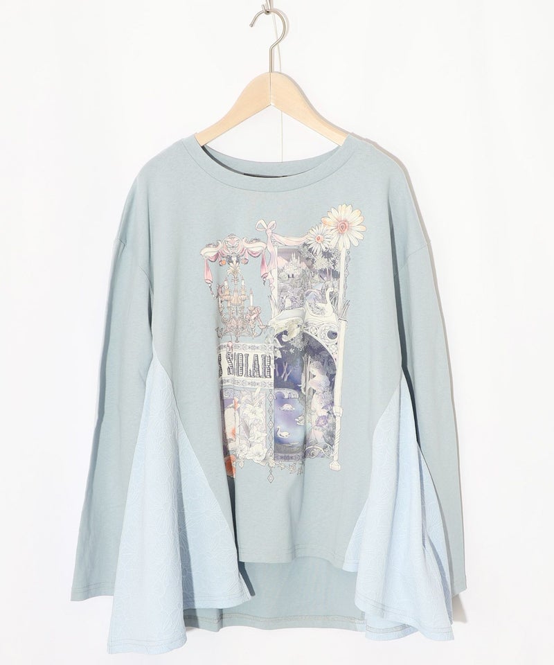 アンティークプリント柄チュニック-16