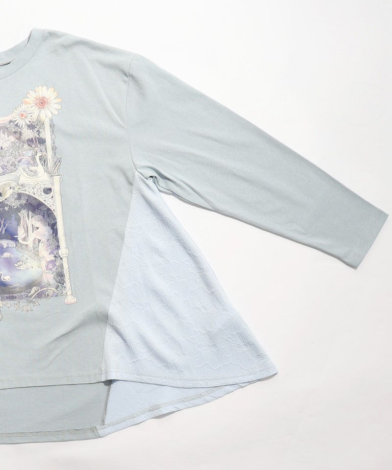 アンティークプリント柄チュニック-20