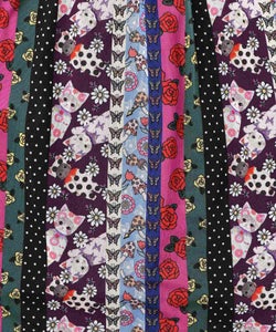 ストライプ総柄ソフトチュール切替プルオーバー-14