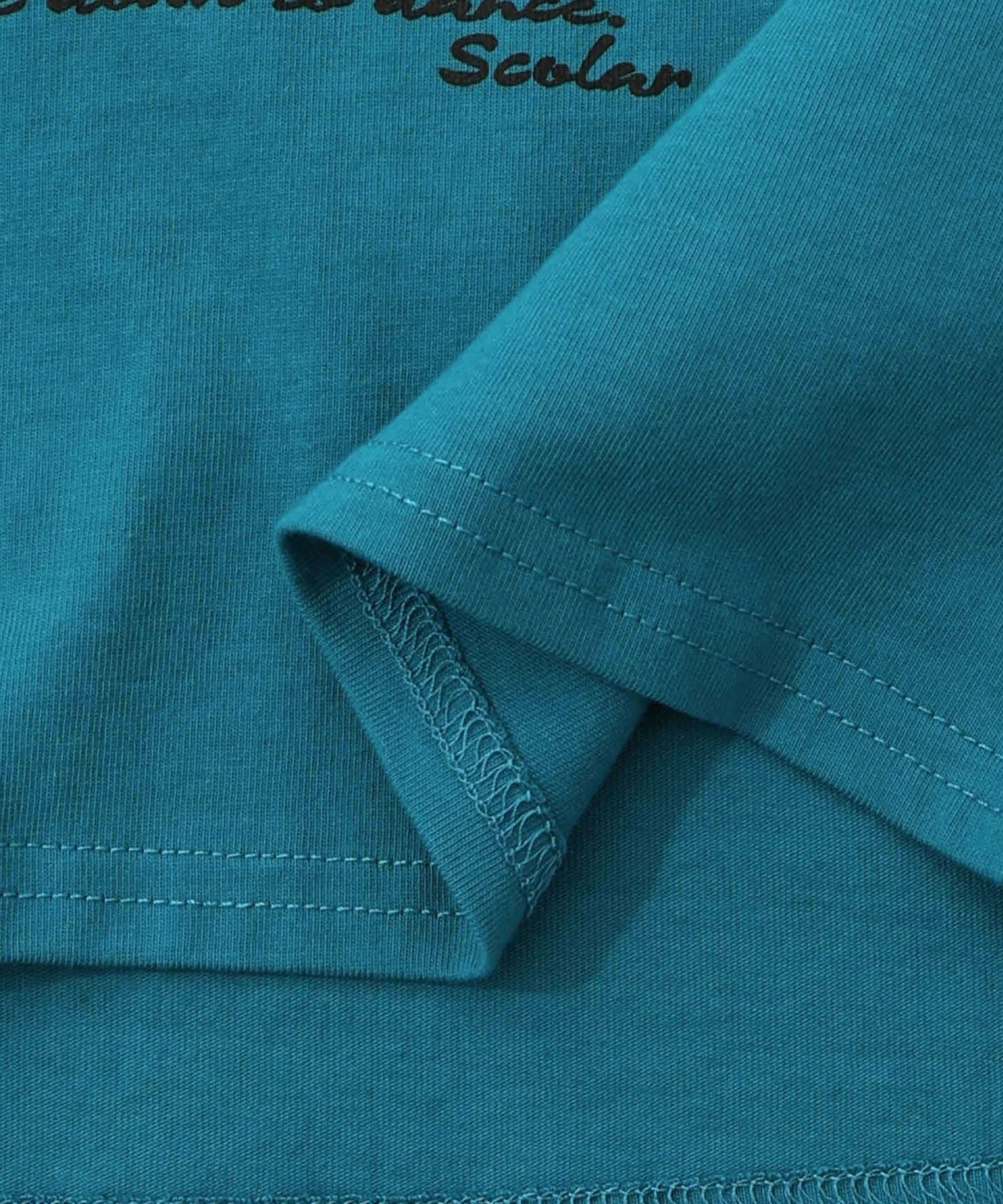 161635：花ネコ柄チュール切替ロングスリーブTシャツの通販-ScoLar