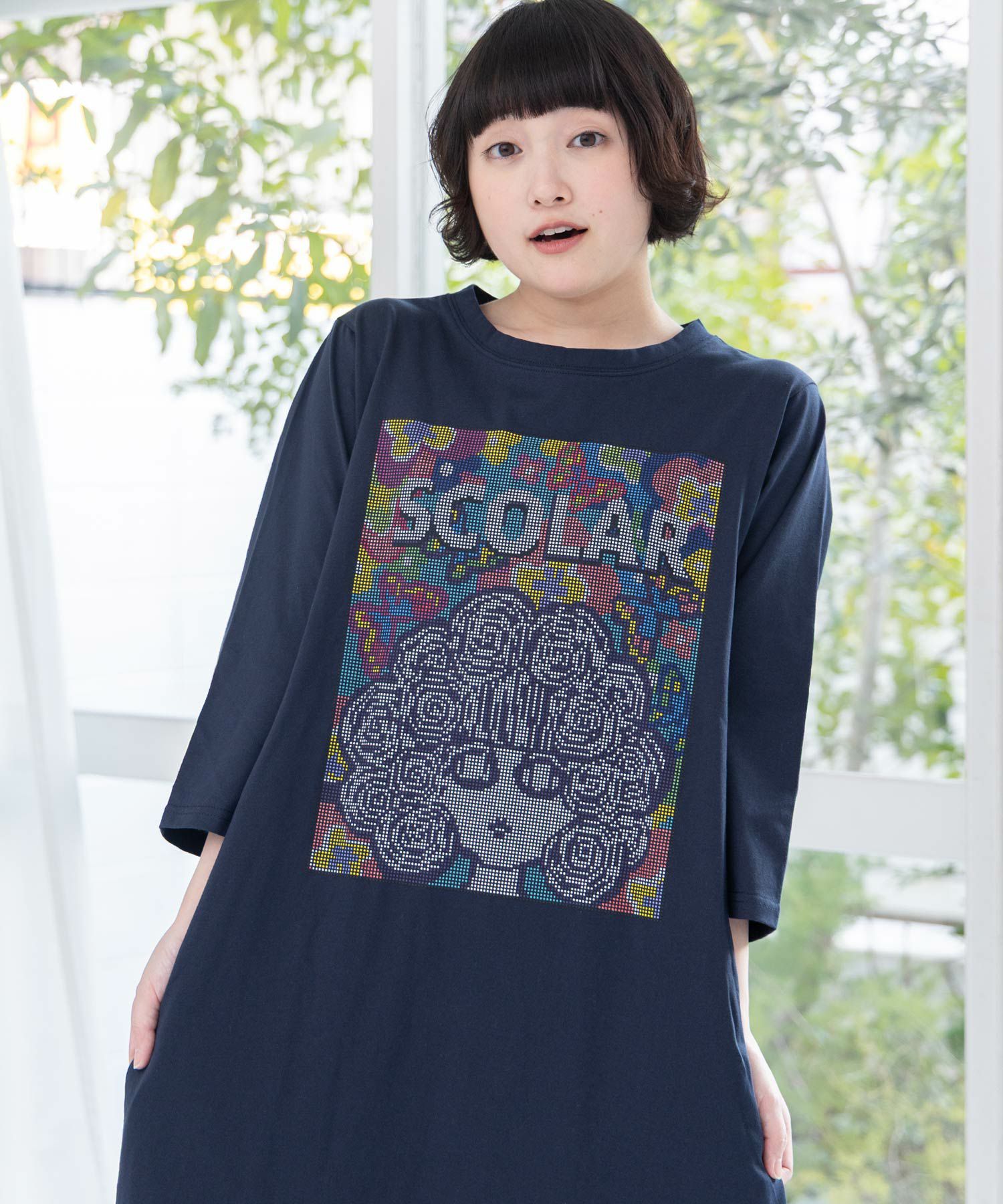 161625：ピクセルアートスカラーちゃんワンピースの通販-ScoLar