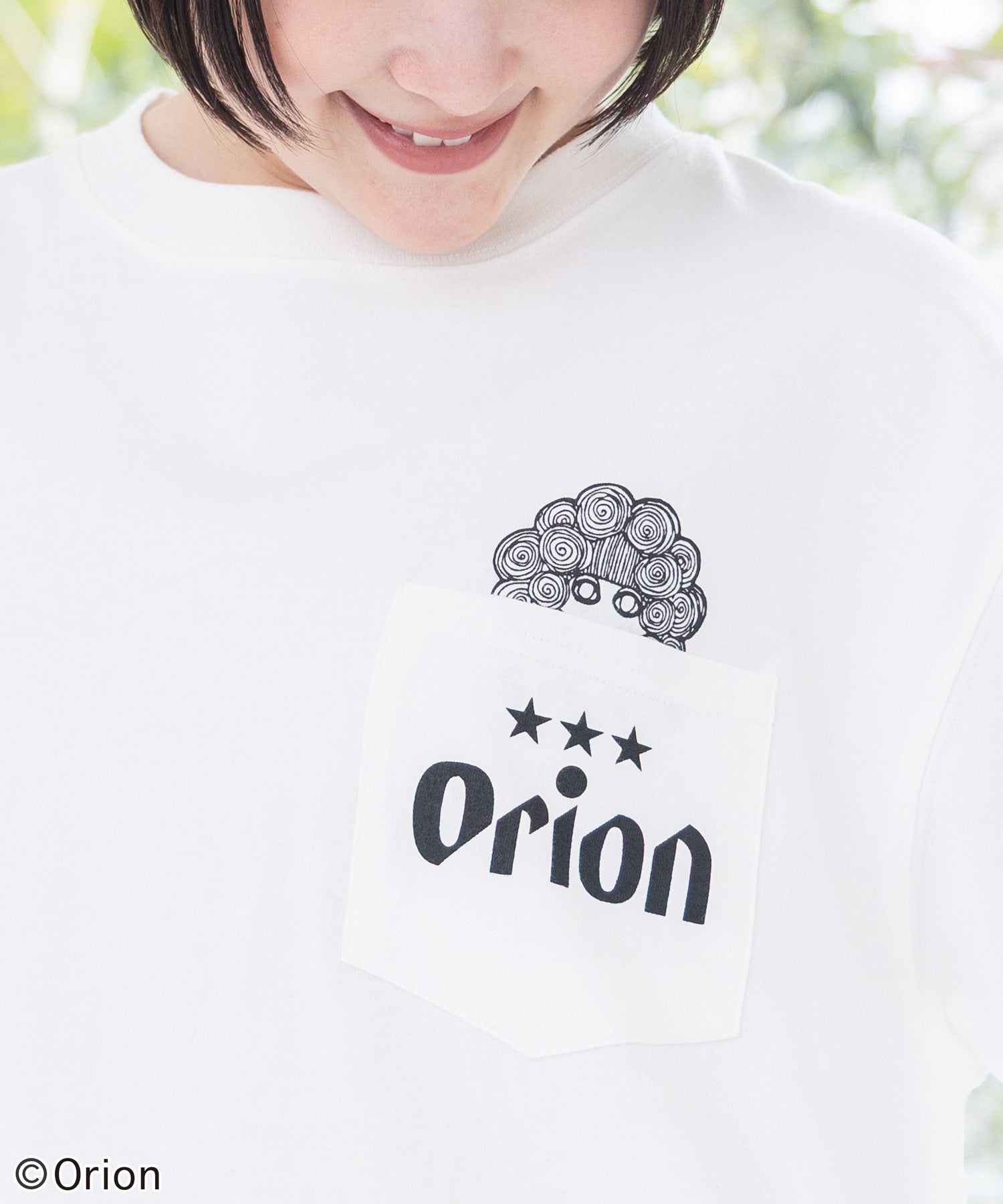 3月中旬頃発送予定】161675：orion×ScoLar sunshineトロピカルTシャツ