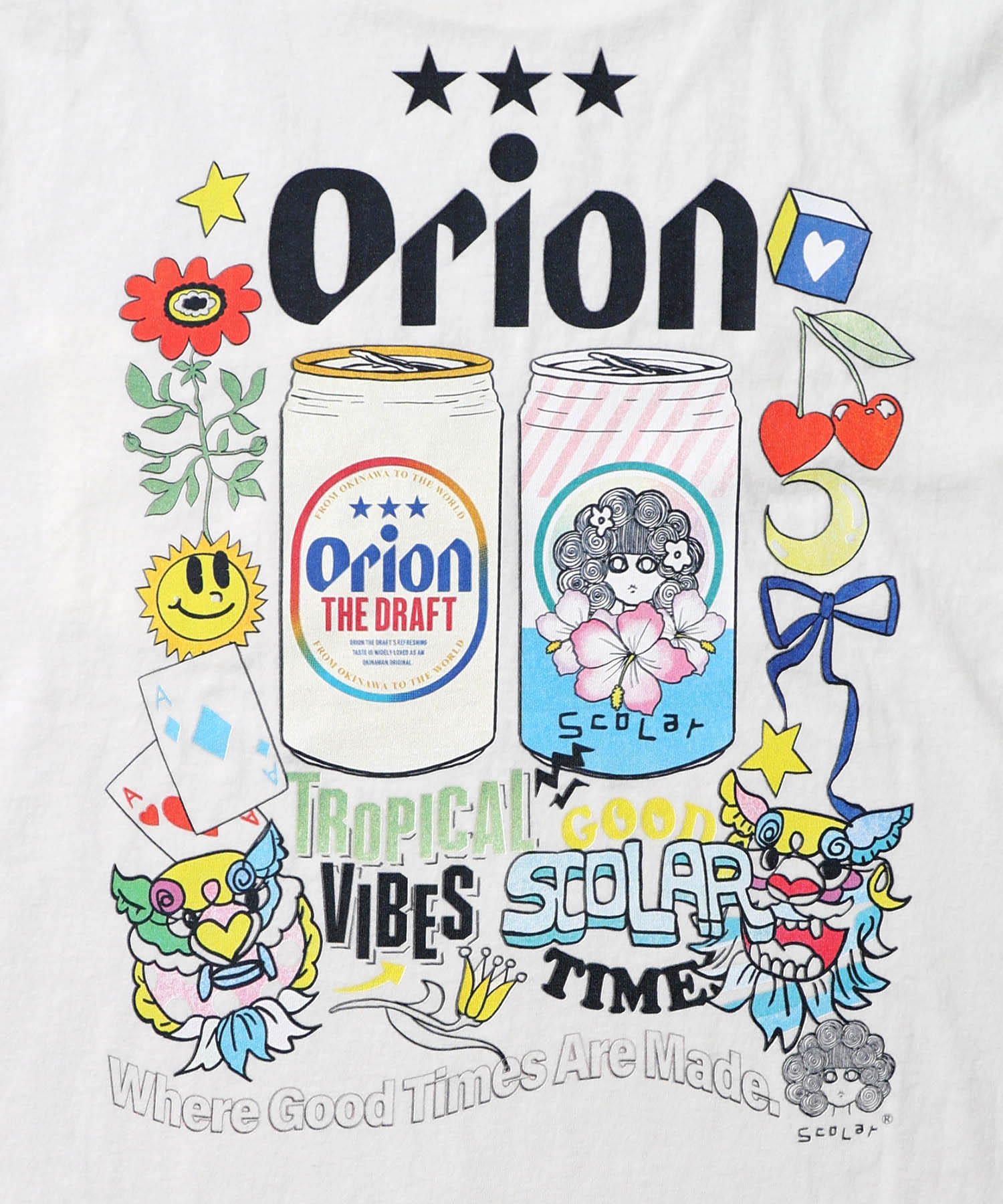 161675：orion×ScoLar sunshineトロピカルTシャツの通販-ScoLar