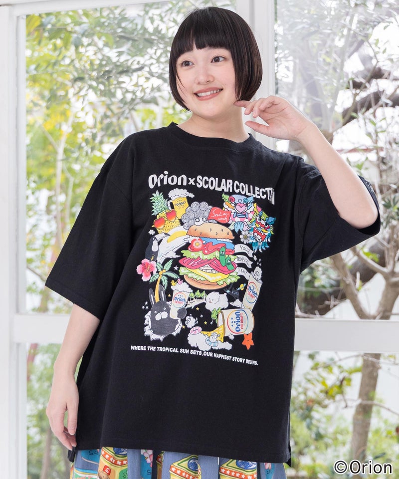 orion×ScoLar Happy Paradise Tシャツ-1