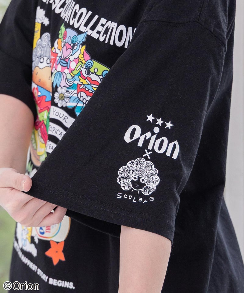orion×ScoLar Happy Paradise Tシャツ-7