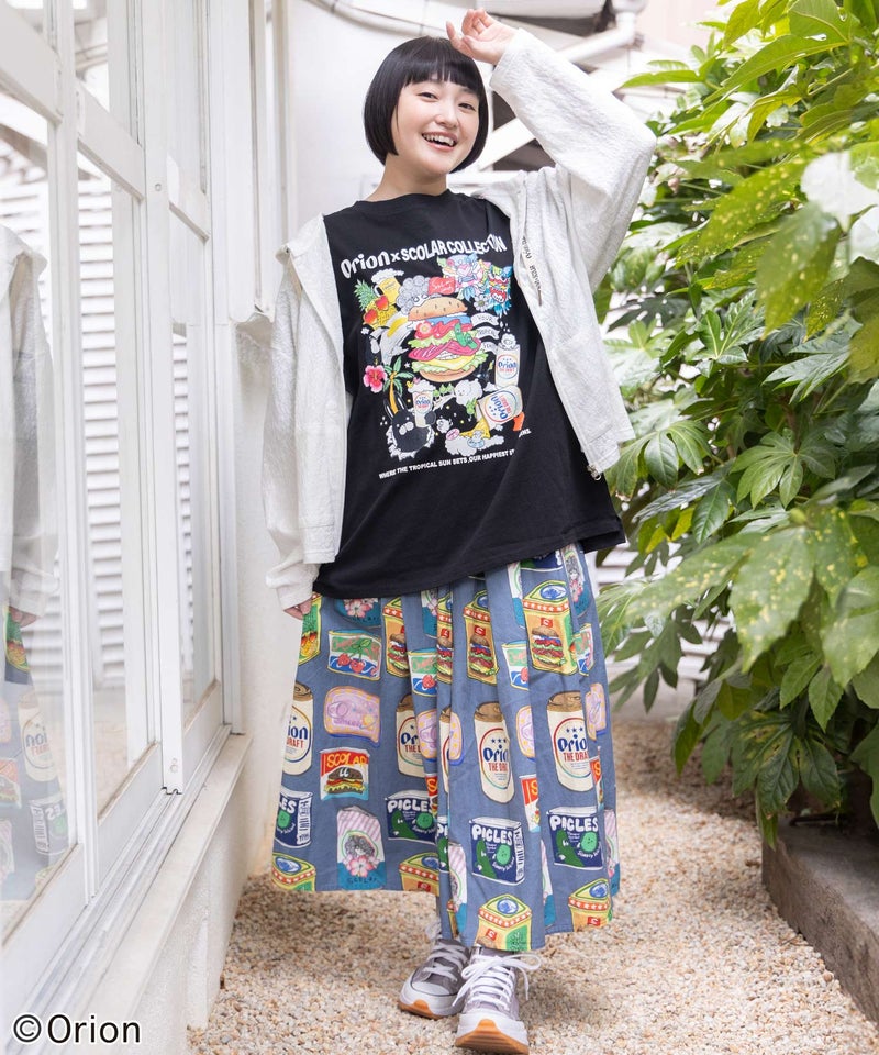 orion×ScoLar Happy Paradise Tシャツ-8