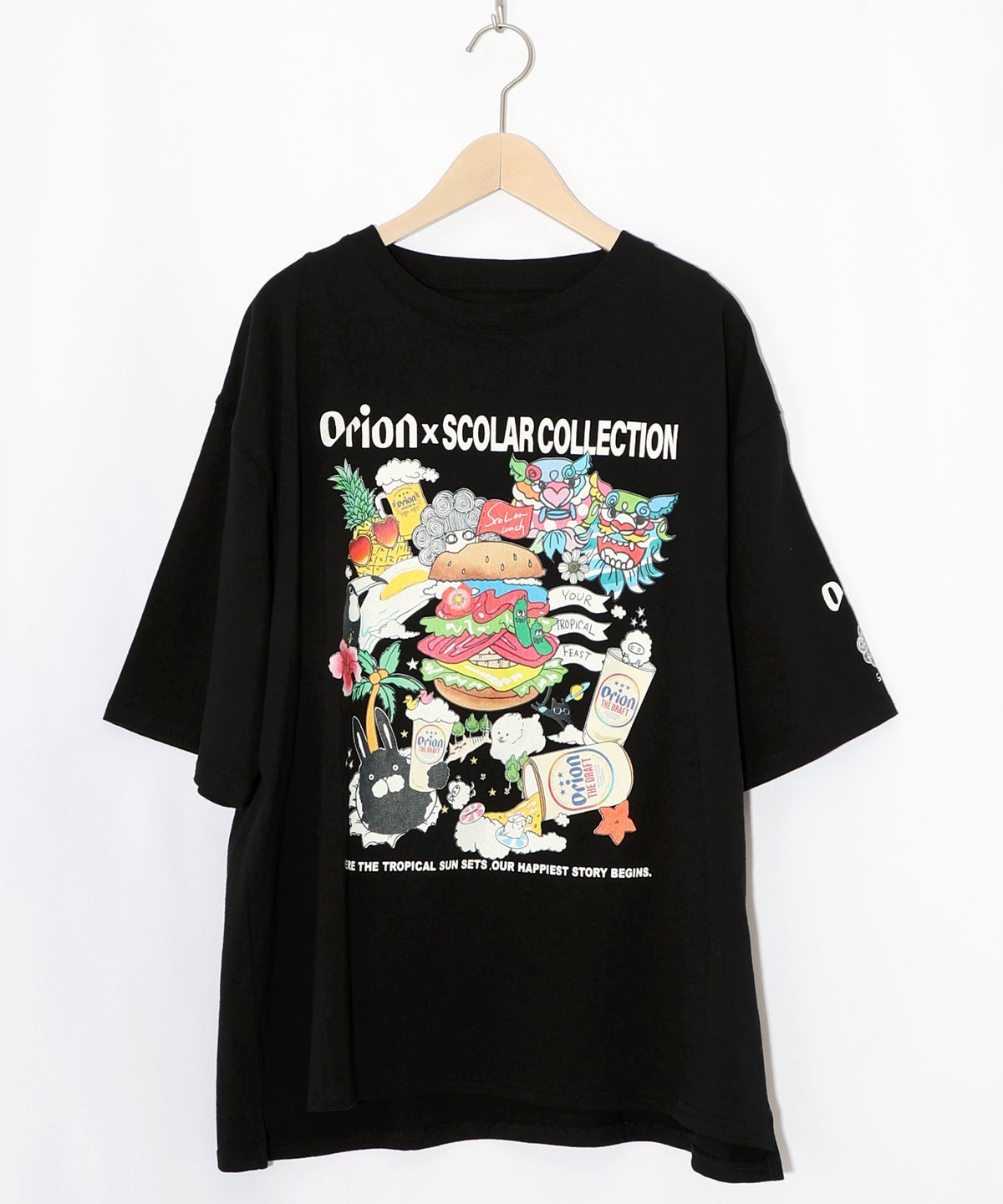 orion×ScoLar Happy Paradise Tシャツ-11