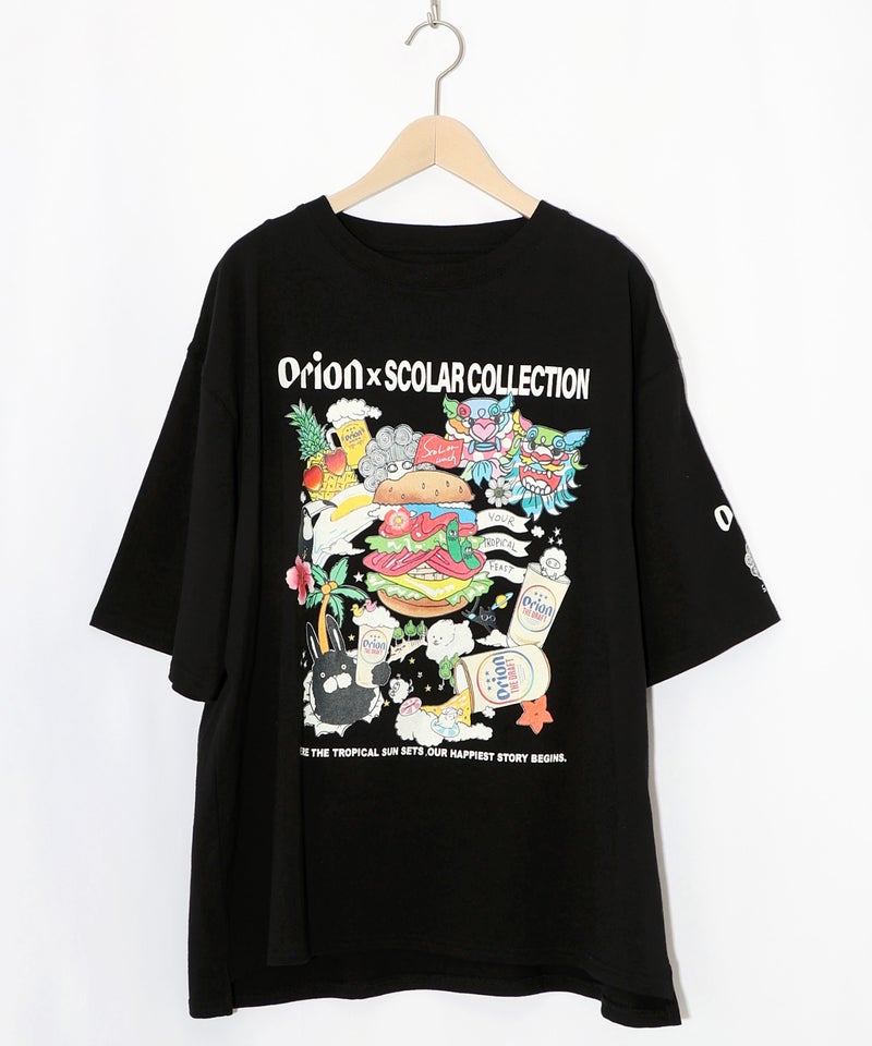 orion×ScoLar Happy Paradise Tシャツ-11