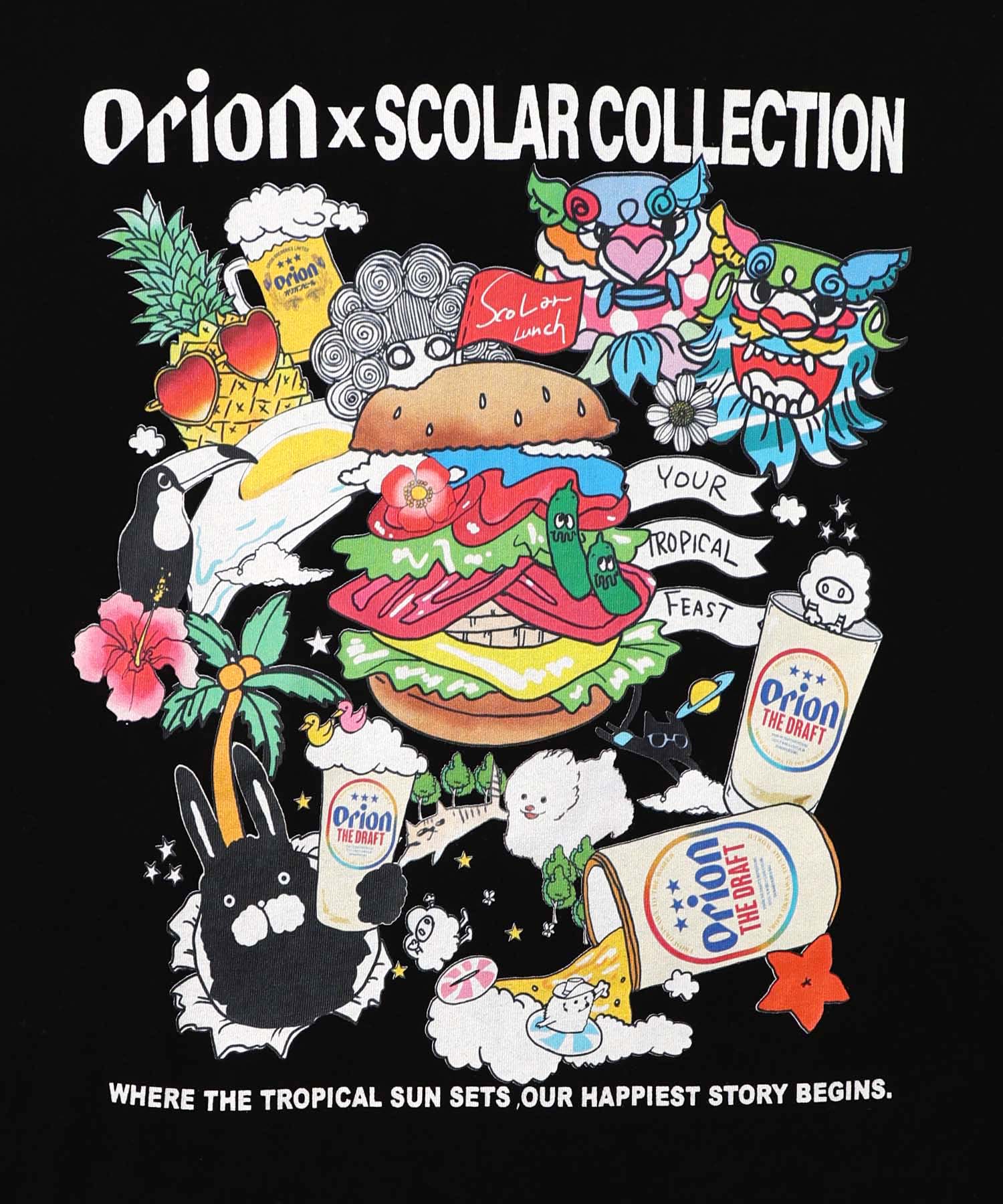 3月中旬頃発送予定】161676：orion×ScoLar Happy Paradise Tシャツの