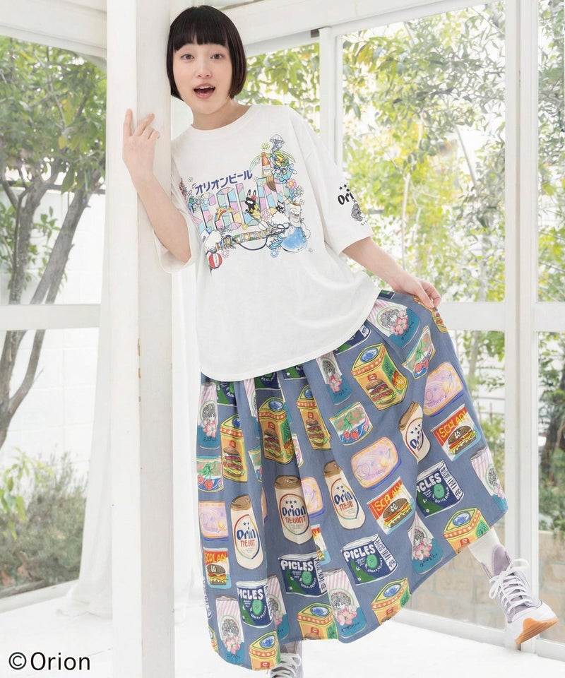 orion×ScoLar トロピカルアイランドTシャツ-2
