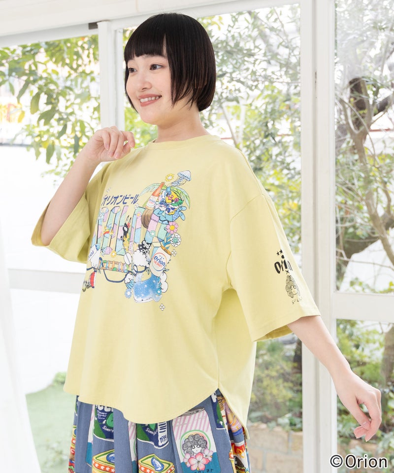 orion×ScoLar トロピカルアイランドTシャツ-5