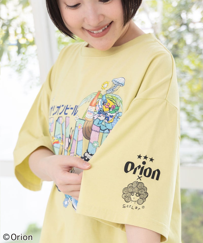 orion×ScoLar トロピカルアイランドTシャツ-7