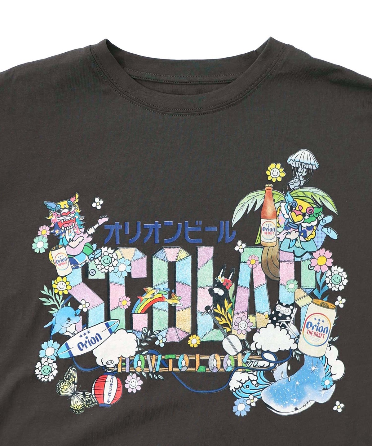 orion×ScoLar トロピカルアイランドTシャツ-18