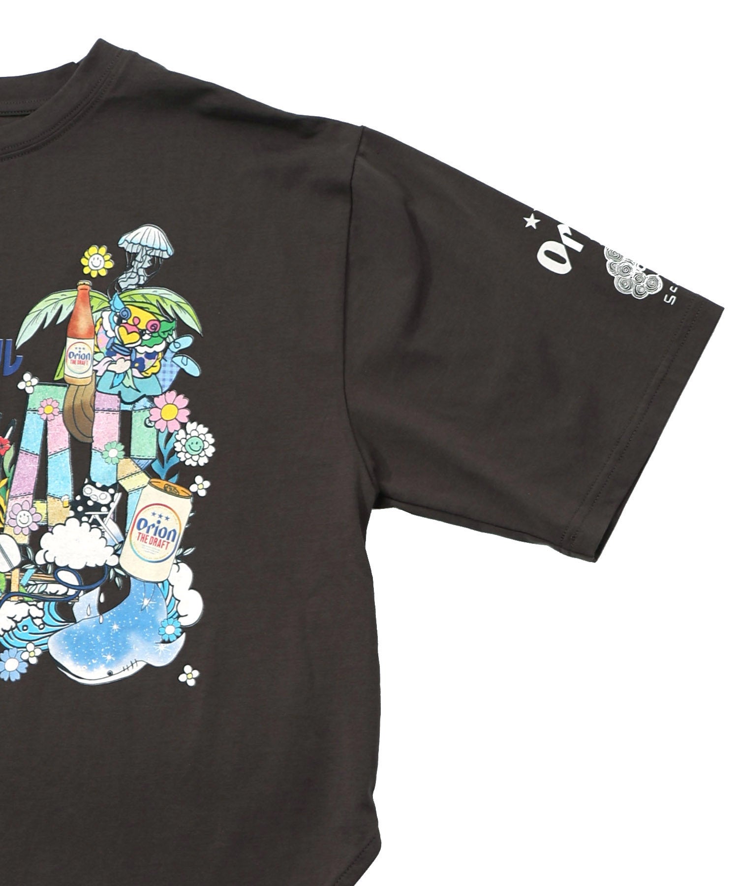 everyone オリジナル ロゴ トロピカルウール 74-0217-2-b 161677：orion×ScoLar トロピカルアイランドTシャツの通販-ScoLar