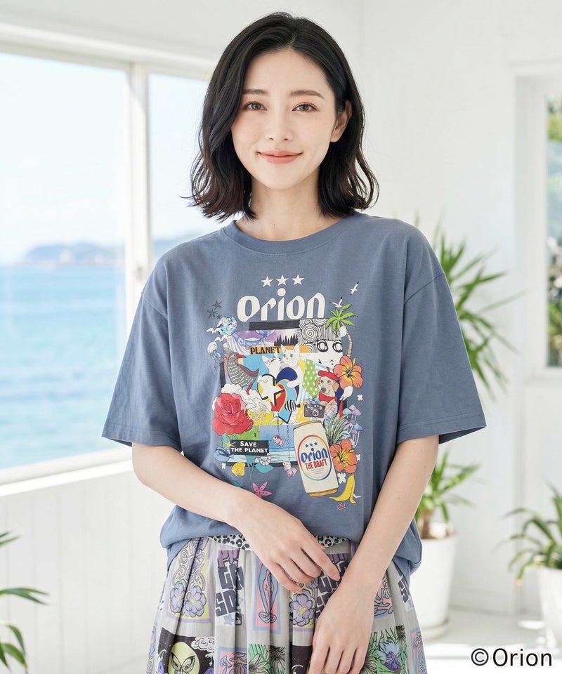 orion×ScoLar save the planet Tシャツ-1