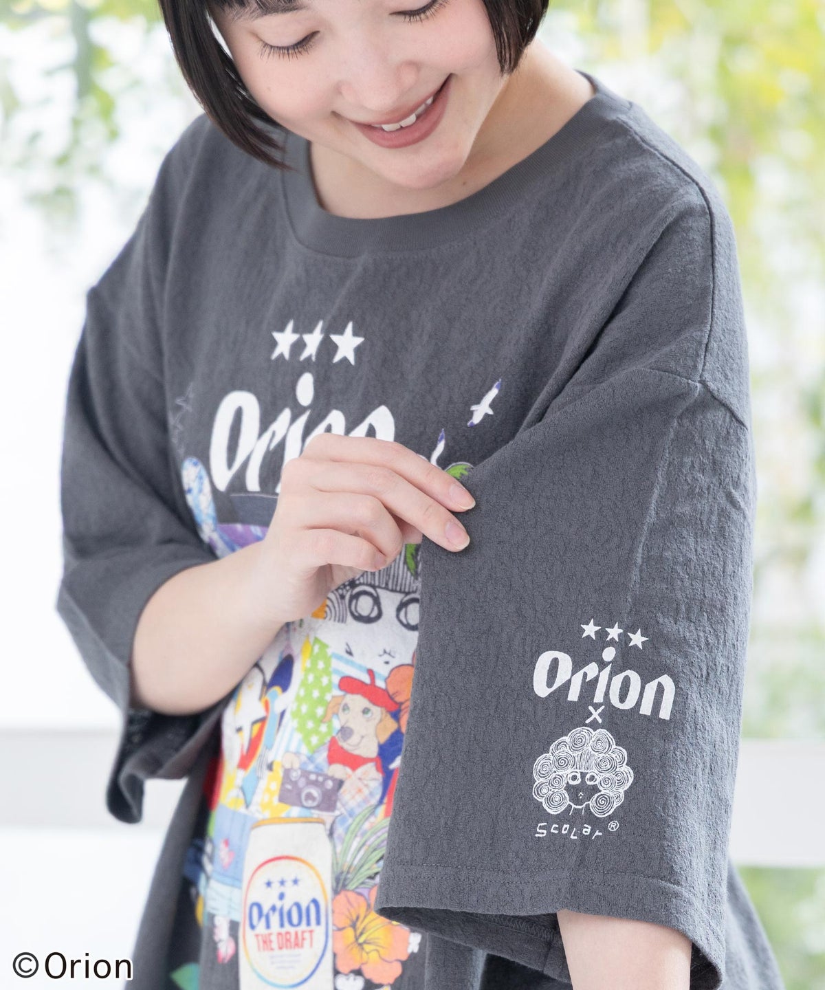 orion×ScoLar save the planet Tシャツ-6