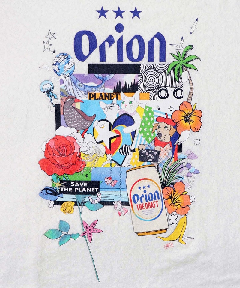 orion×ScoLar save the planet Tシャツ-10