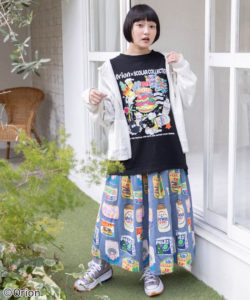 orion×ScoLar ｺﾗｰｼﾞｭ柄パーカー-3