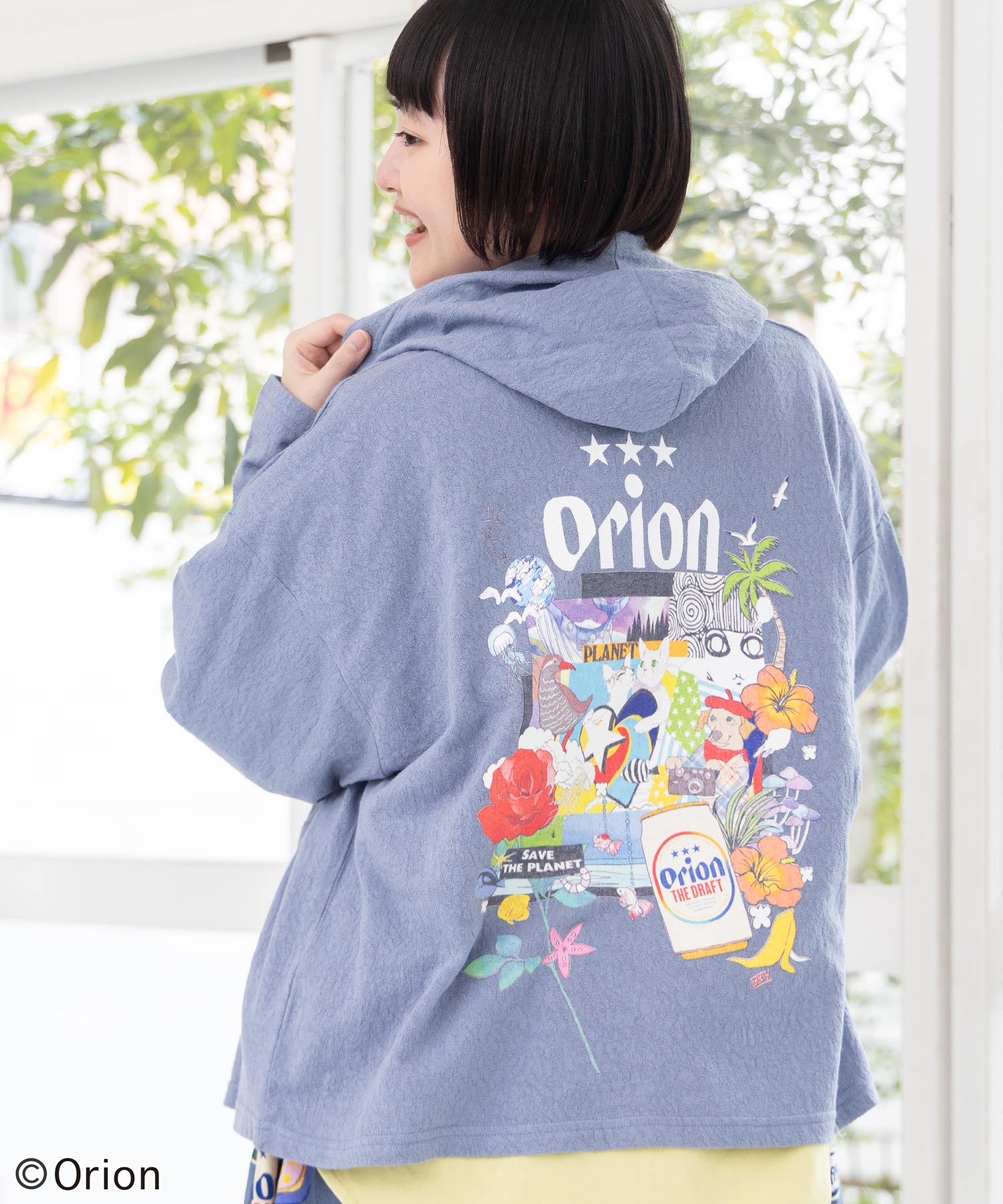 3月中旬頃発送予定】161681：orion×ScoLar save the planet ジップ