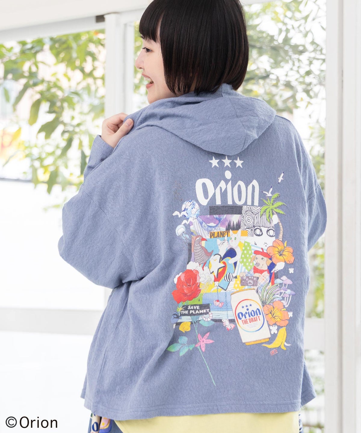 orion×ScoLar ｺﾗｰｼﾞｭ柄パーカー-8