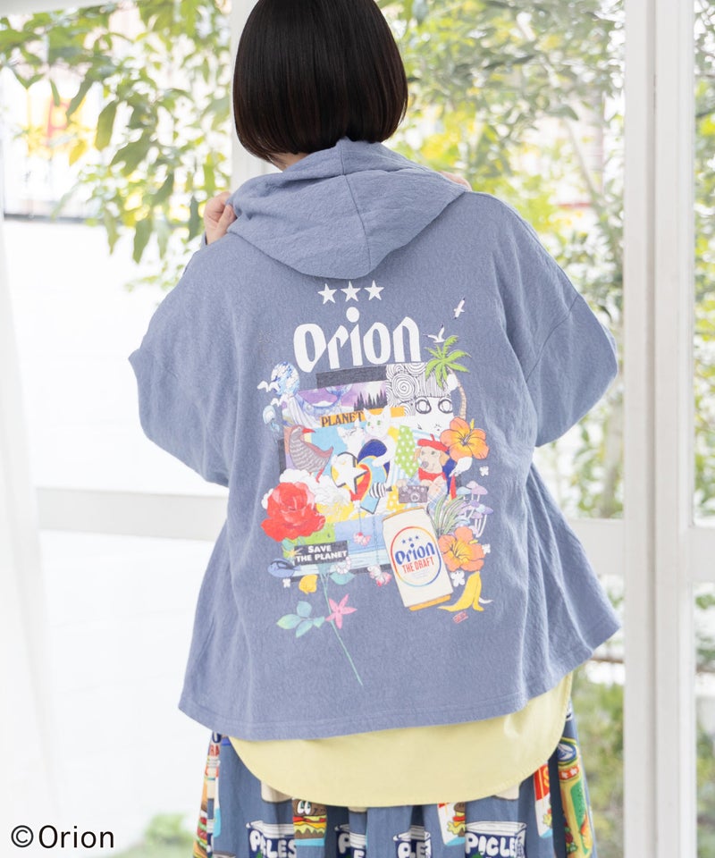 orion×ScoLar ｺﾗｰｼﾞｭ柄パーカー-9