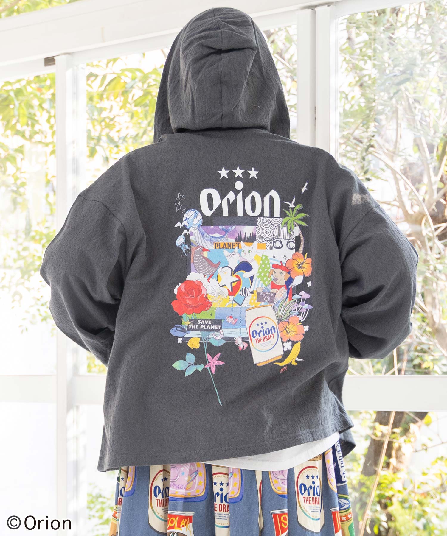 161681：orion×ScoLar save the planet ジップパーカーの通販-ScoLar