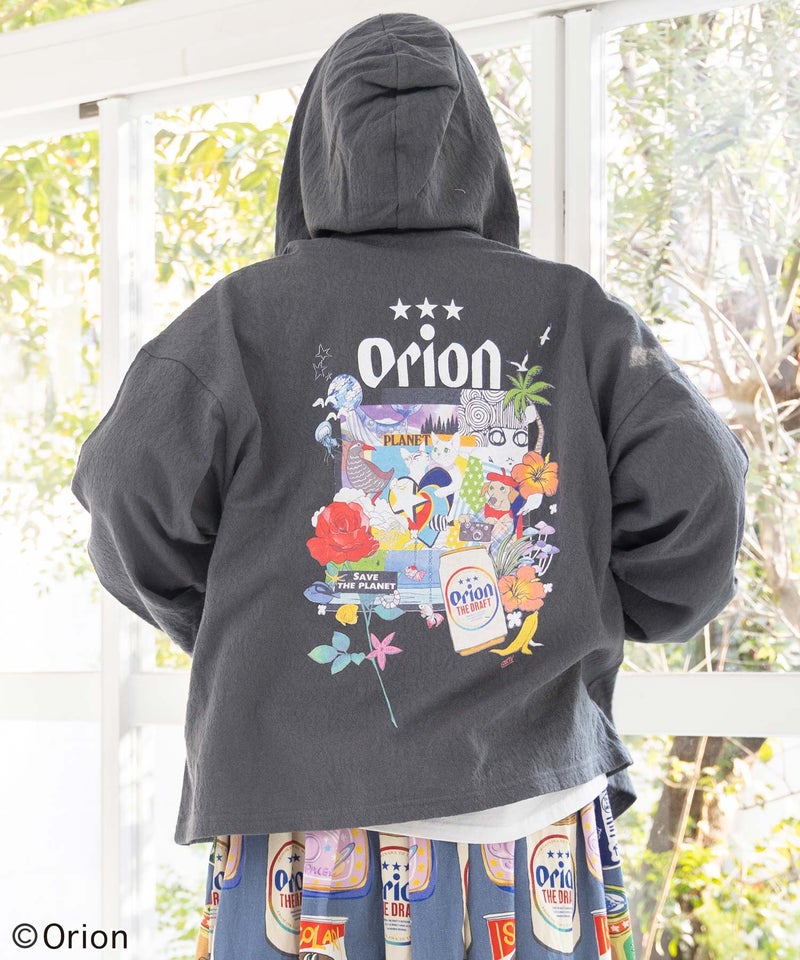 orion×ScoLar ｺﾗｰｼﾞｭ柄パーカー-15