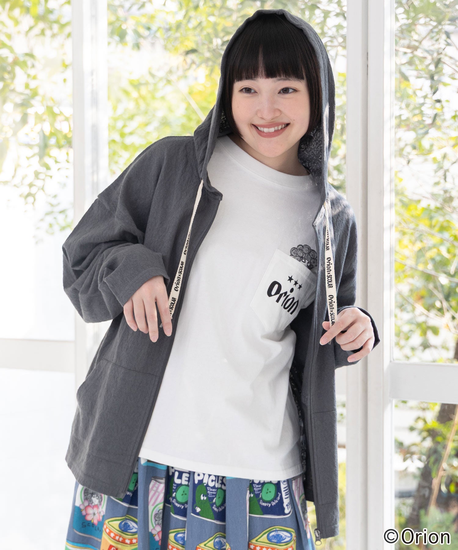 3月中旬頃発送予定】161681：orion×ScoLar save the planet ジップ