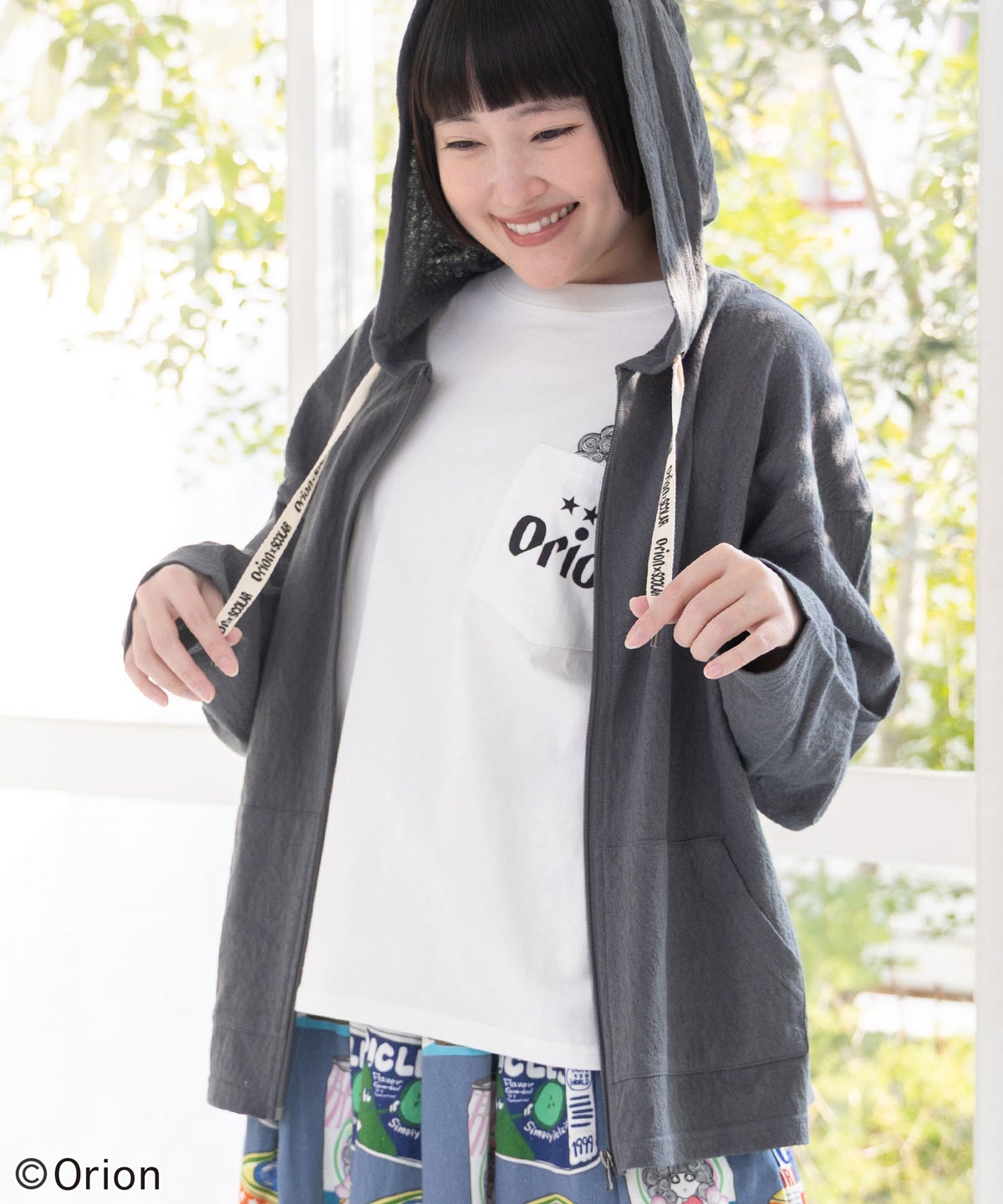 orion×ScoLar ｺﾗｰｼﾞｭ柄パーカー-18