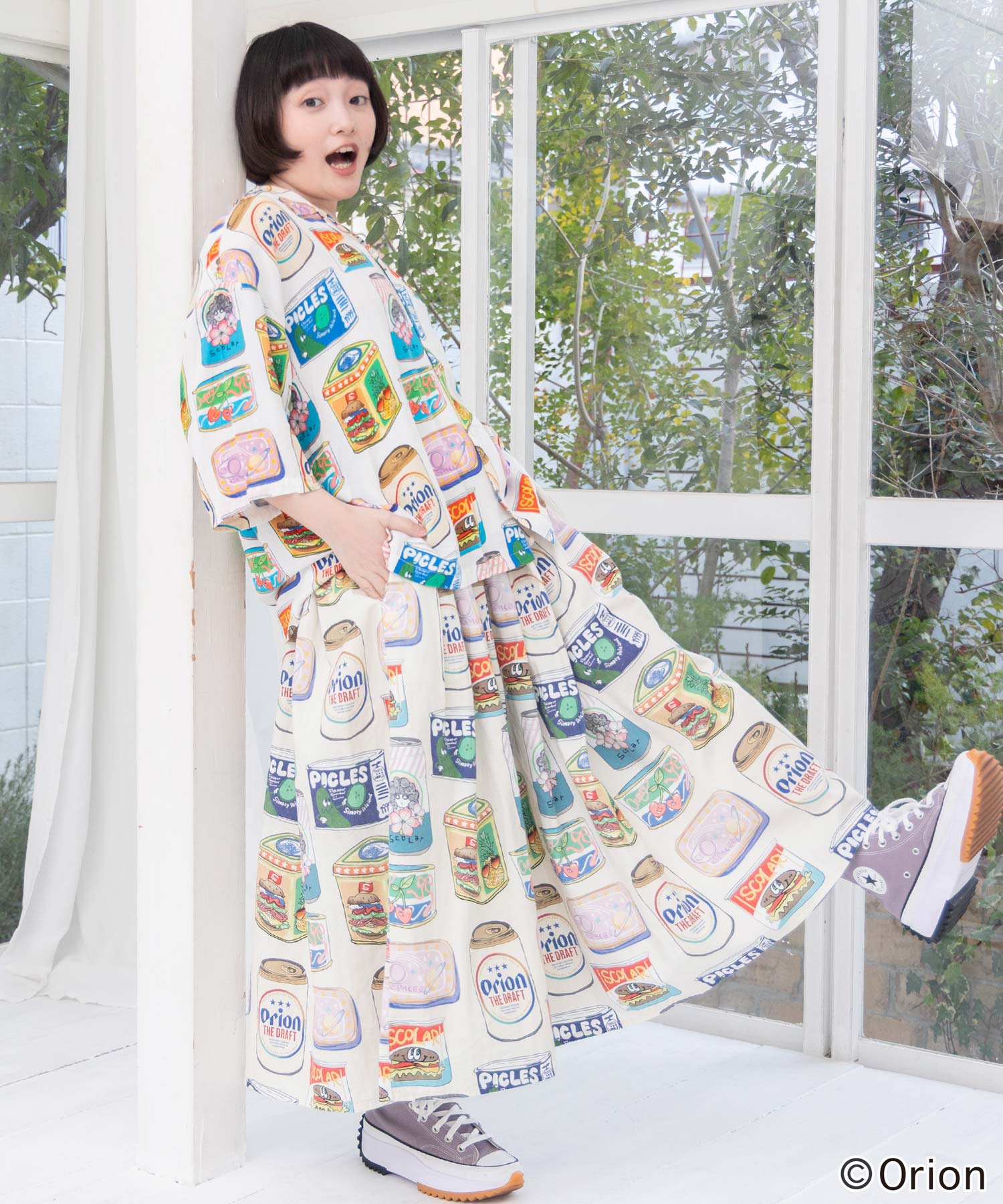 3月中旬頃発送予定】161683：orion×ScoLar トロピカルポップ缶総柄