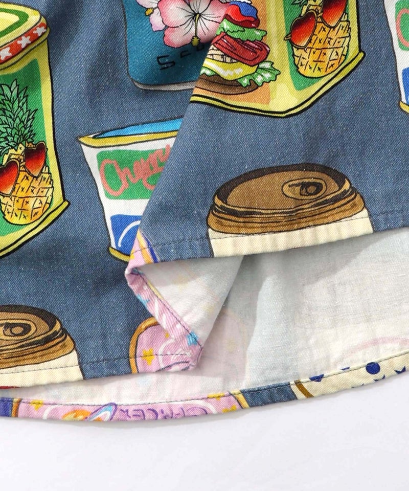 orion×ScoLar トロピカルポップ缶総柄スカート-21