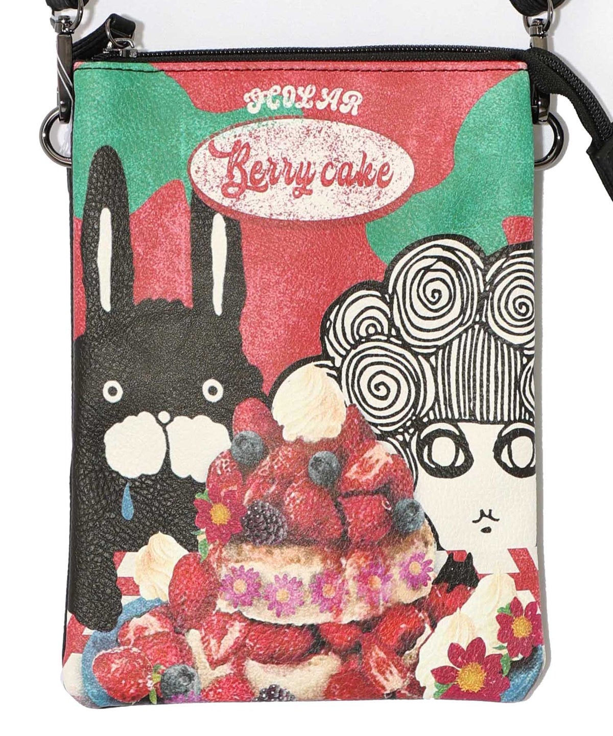 スカラーちゃんラビルパンケーキ柄ミニショルダー-7