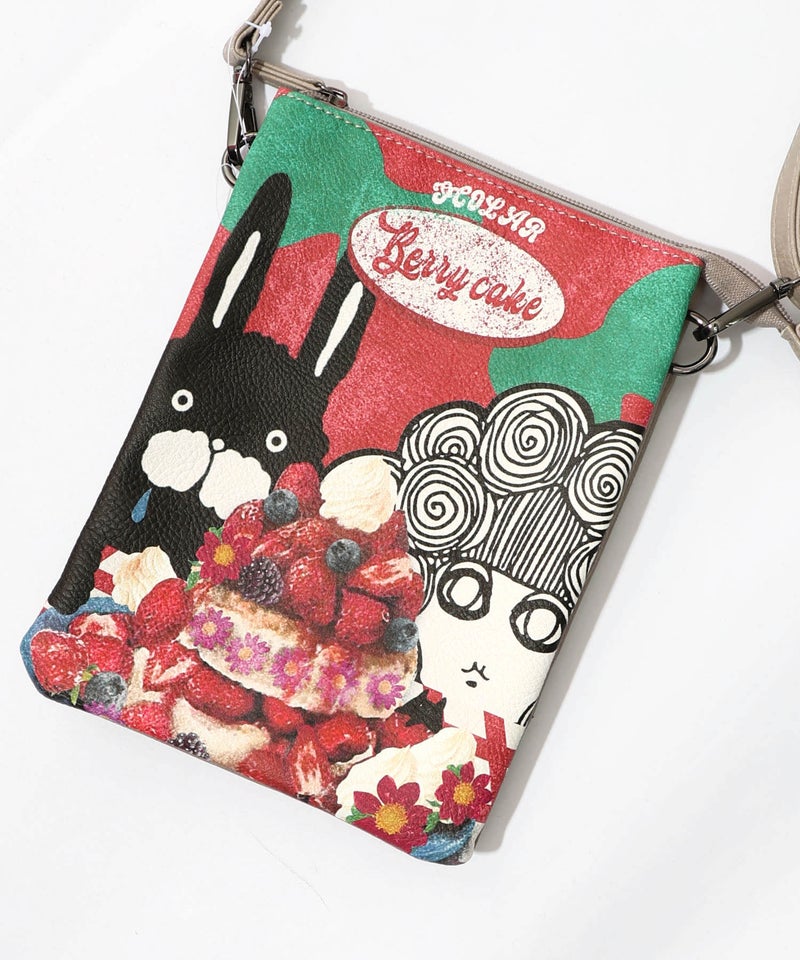 スカラーちゃんラビルパンケーキ柄ミニショルダー-16