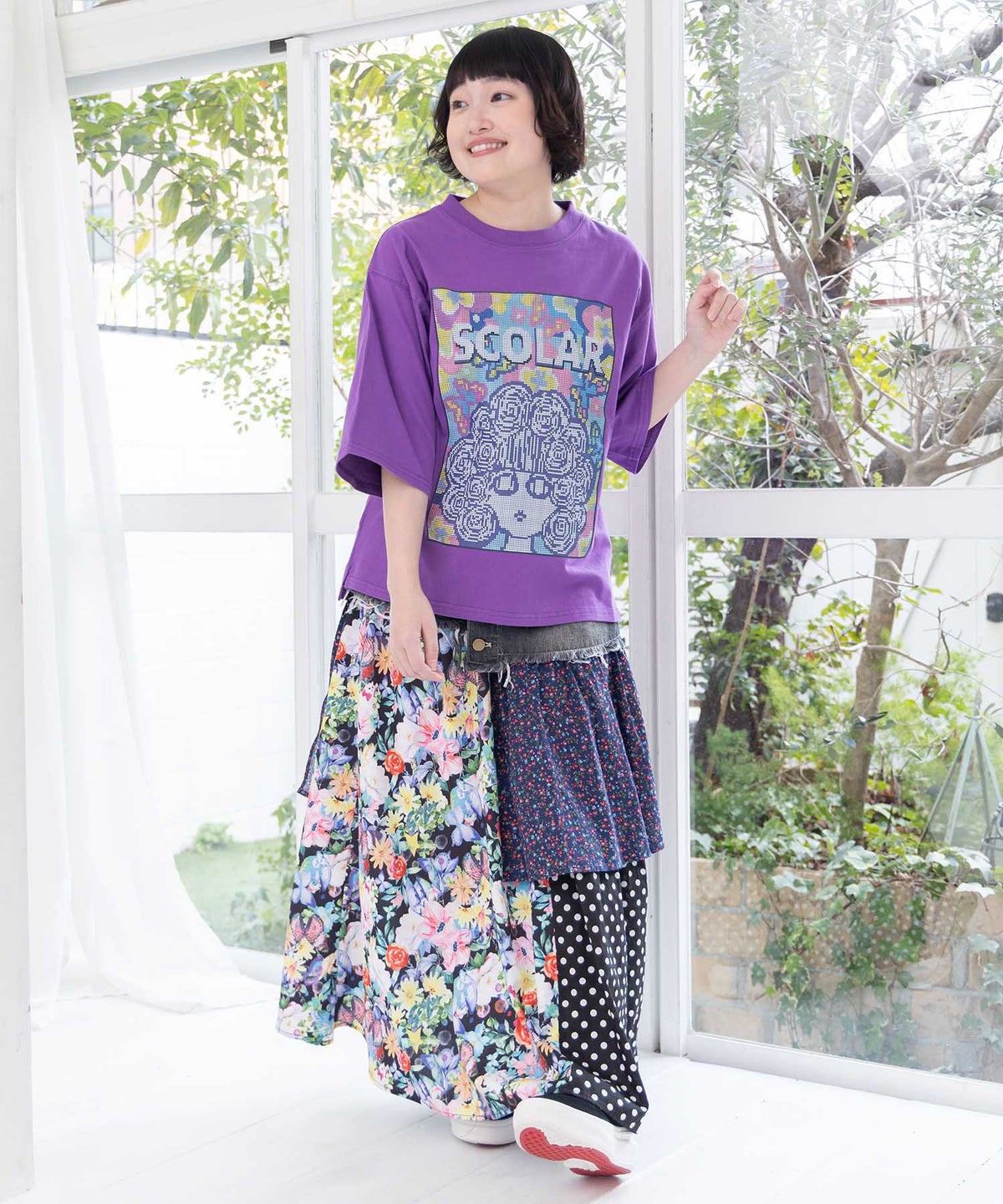 ピクセルアートスカラーちゃんTシャツ-2