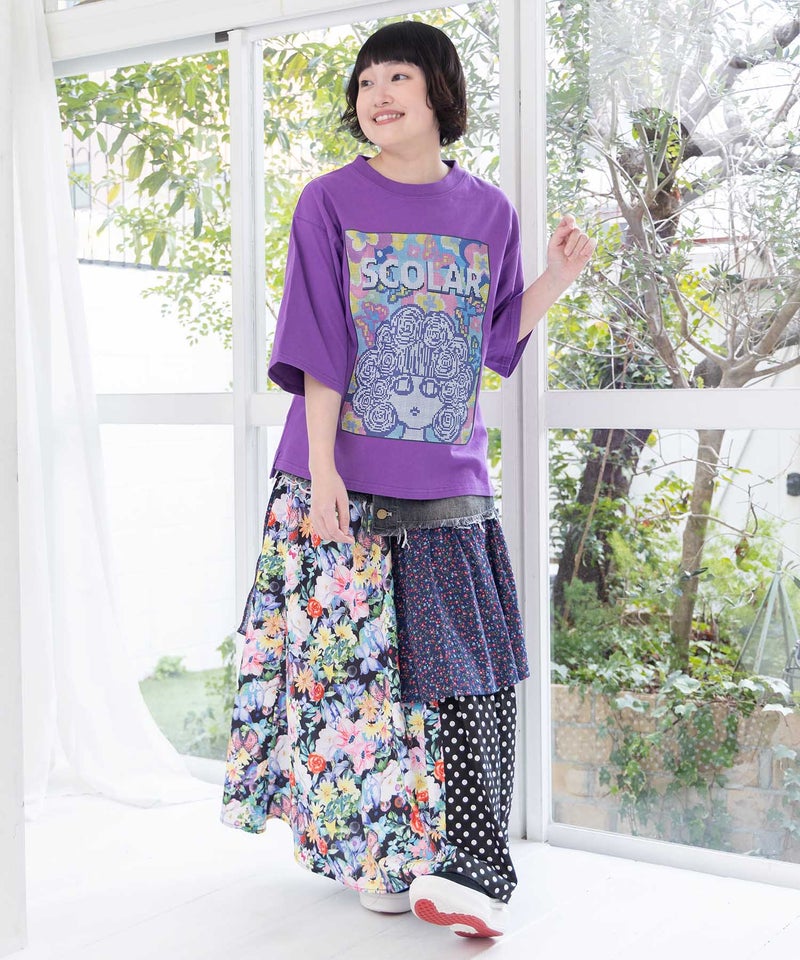 ピクセルアートスカラーちゃんTシャツ-2