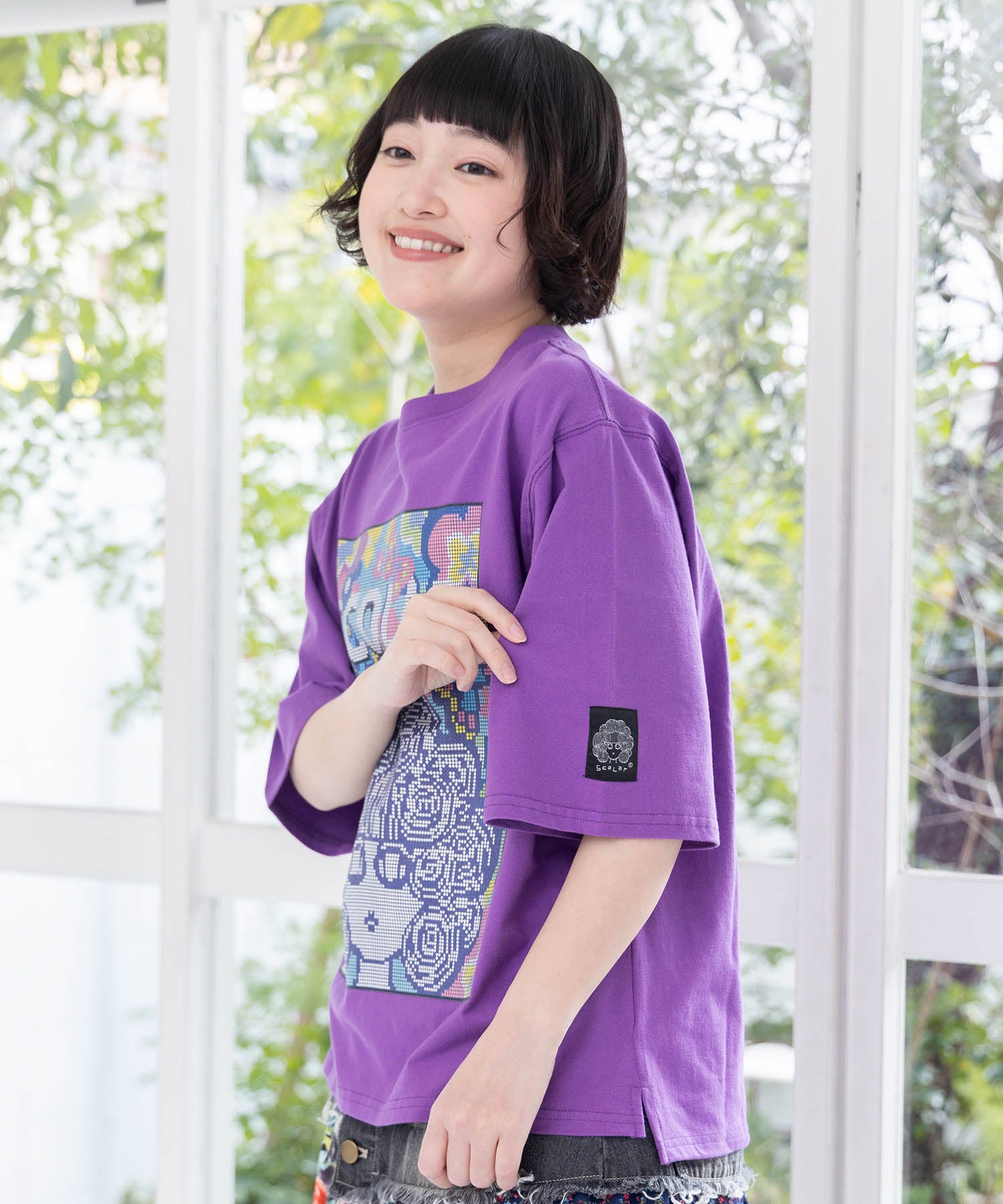 raikoume ページ　SCLO-159/CH 161637：ピクセルアートスカラーちゃんTシャツの通販-ScoLar