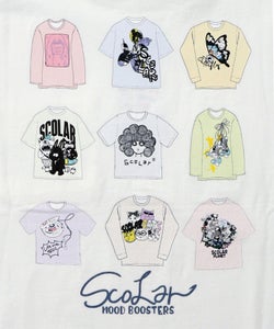 胸ポケット付き ストリート風バックプリントTシャツ-22