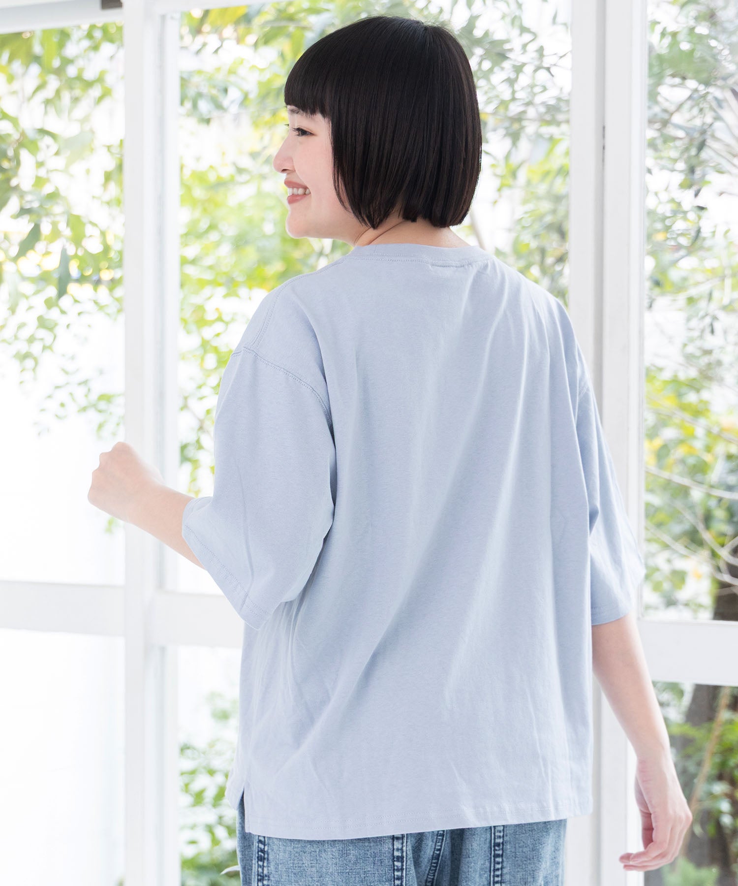 161630：スカラールーム柄Tシャツの通販-ScoLar