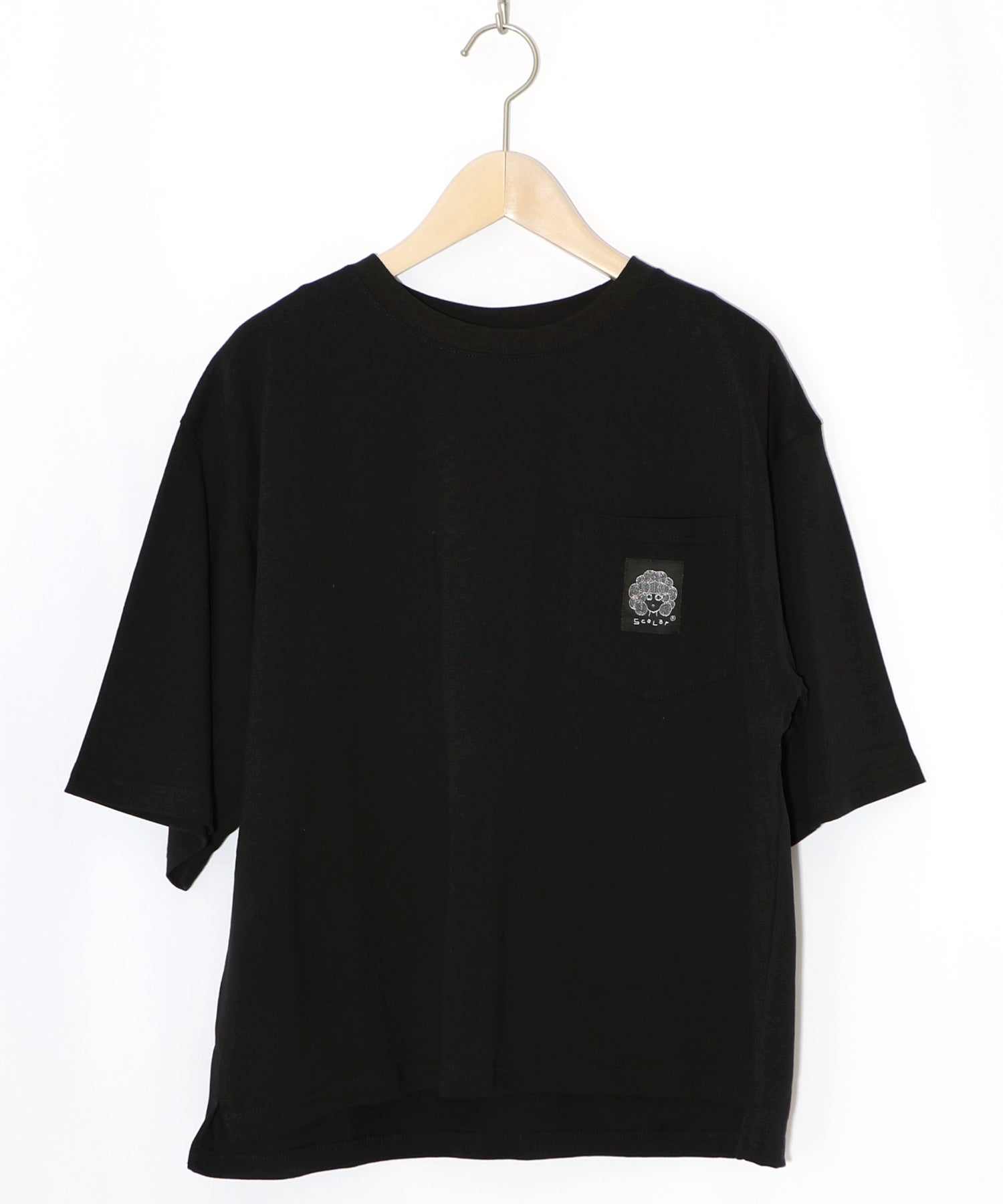 161629：レトロスカーフ柄 バックアップリケTシャツの通販-ScoLar