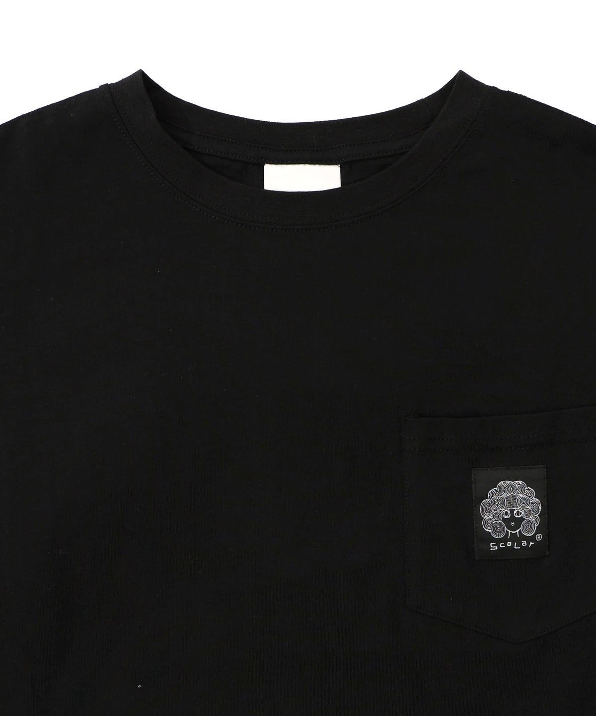 レトロスカーフ柄 バックアップリケTシャツ-19