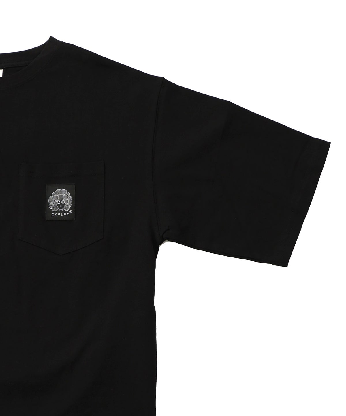 レトロスカーフ柄 バックアップリケTシャツ-20