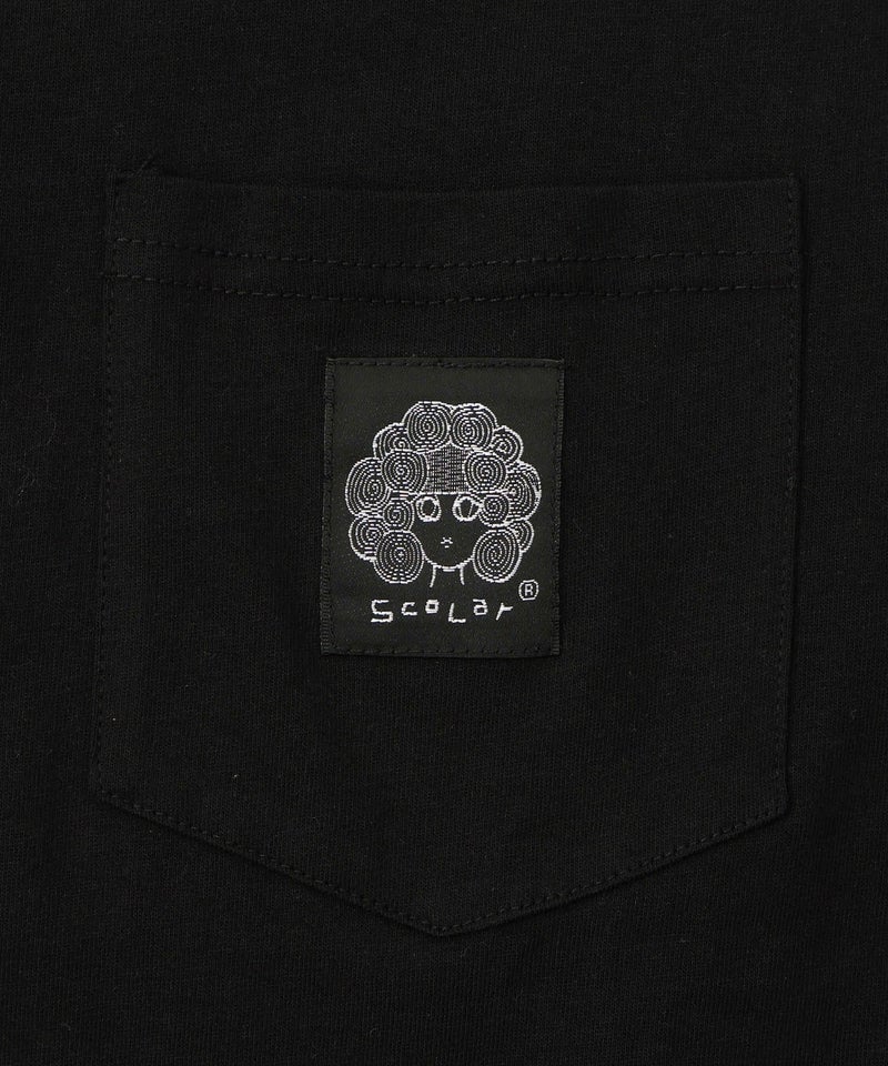 レトロスカーフ柄 バックアップリケTシャツ-21